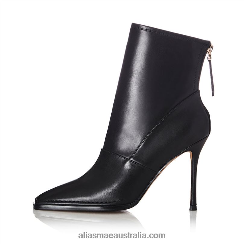 Abbie Alias Mae Black Leather DFRBR238