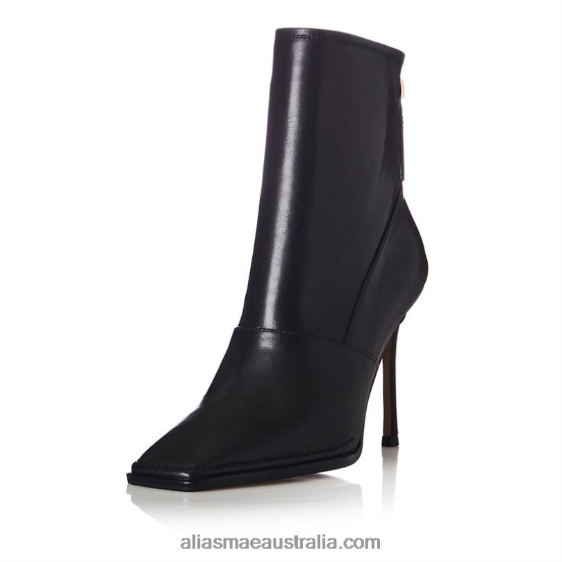 Abbie Alias Mae Black Leather DFRBR238