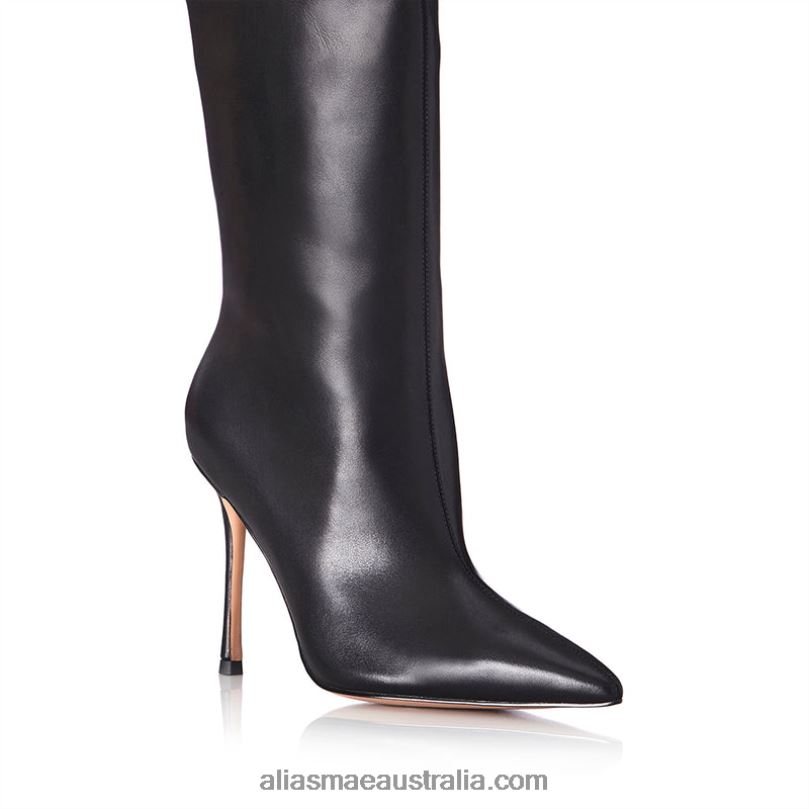 Bosley Alias Mae Black Leather DFRBR233