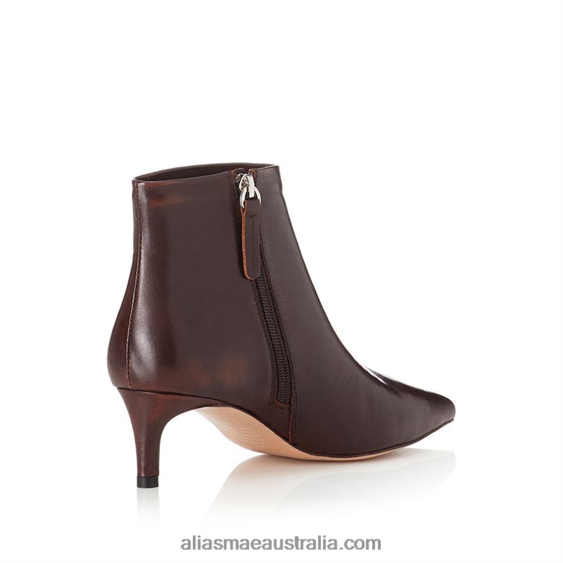 Charlie Alias Mae Choc Leather DFRBR204