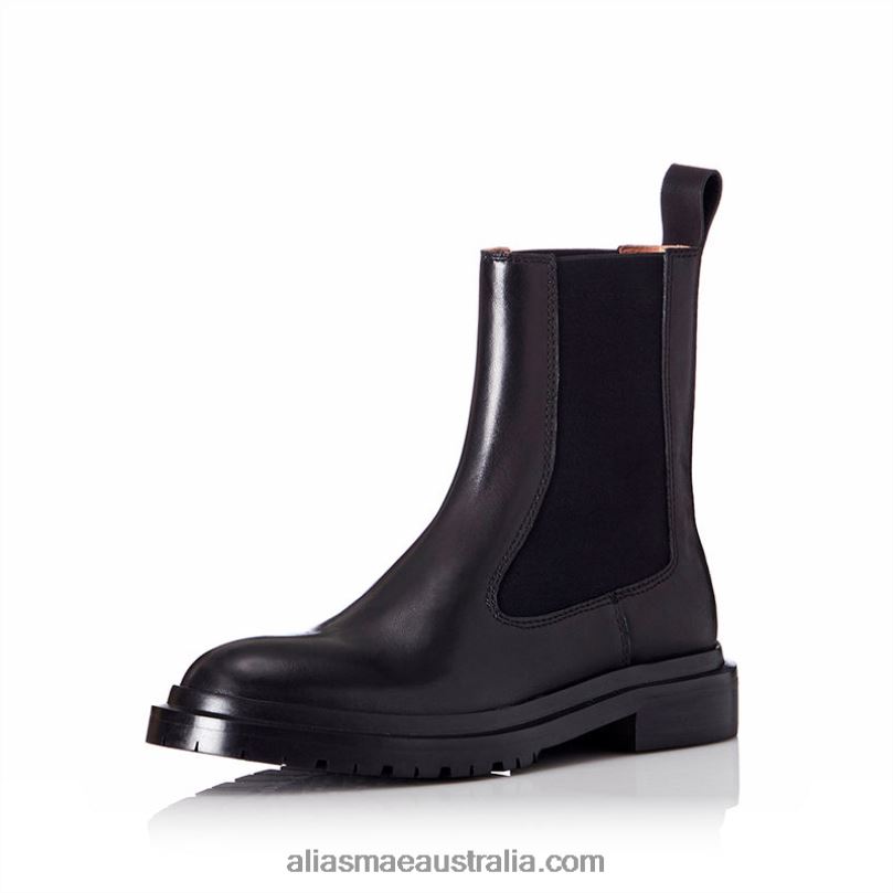 Emilia Alias Mae Black Leather DFRBR191