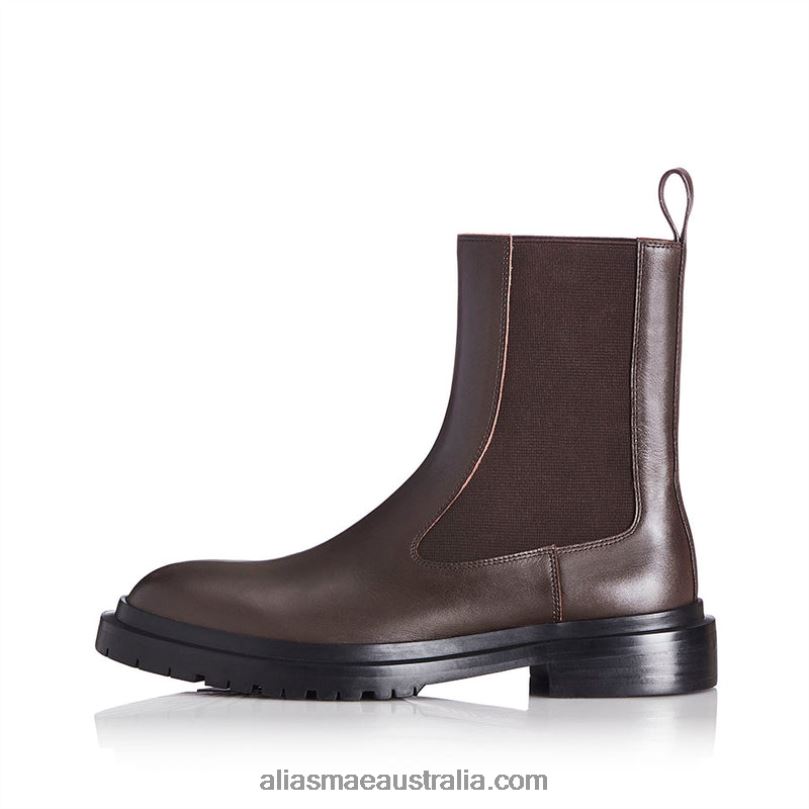 Emilia Alias Mae Choc Leather DFRBR190