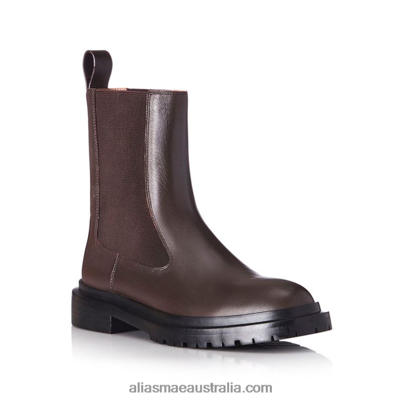 Emilia Alias Mae Choc Leather DFRBR190