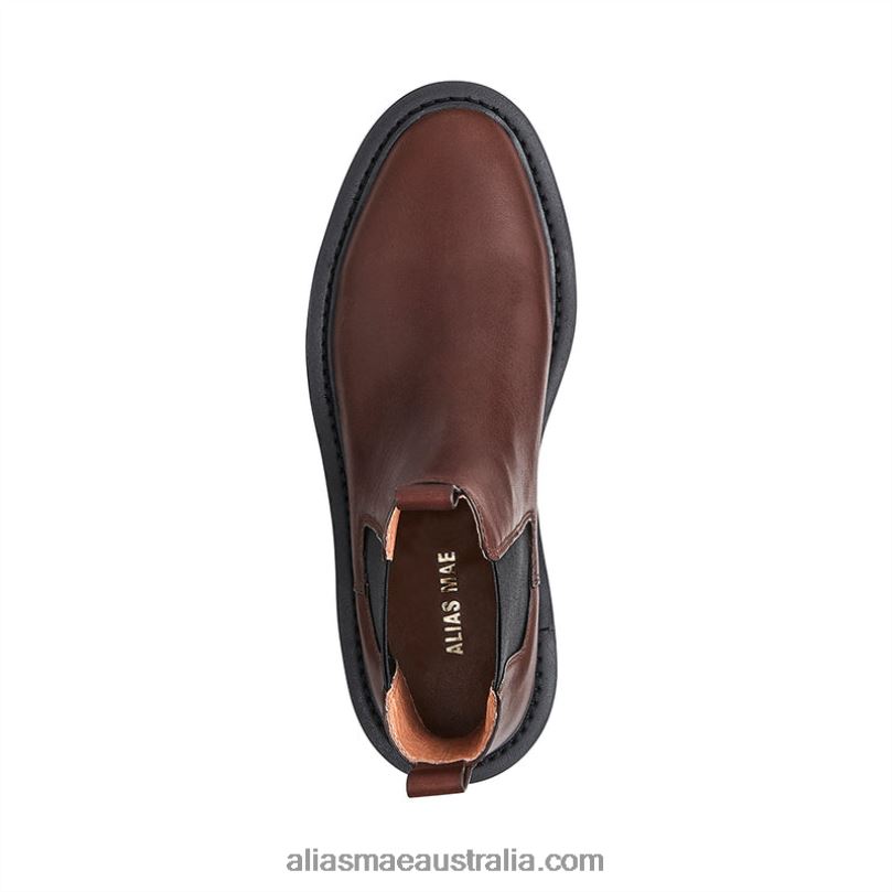 Hunter Alias Mae Choc Leather DFRBR197