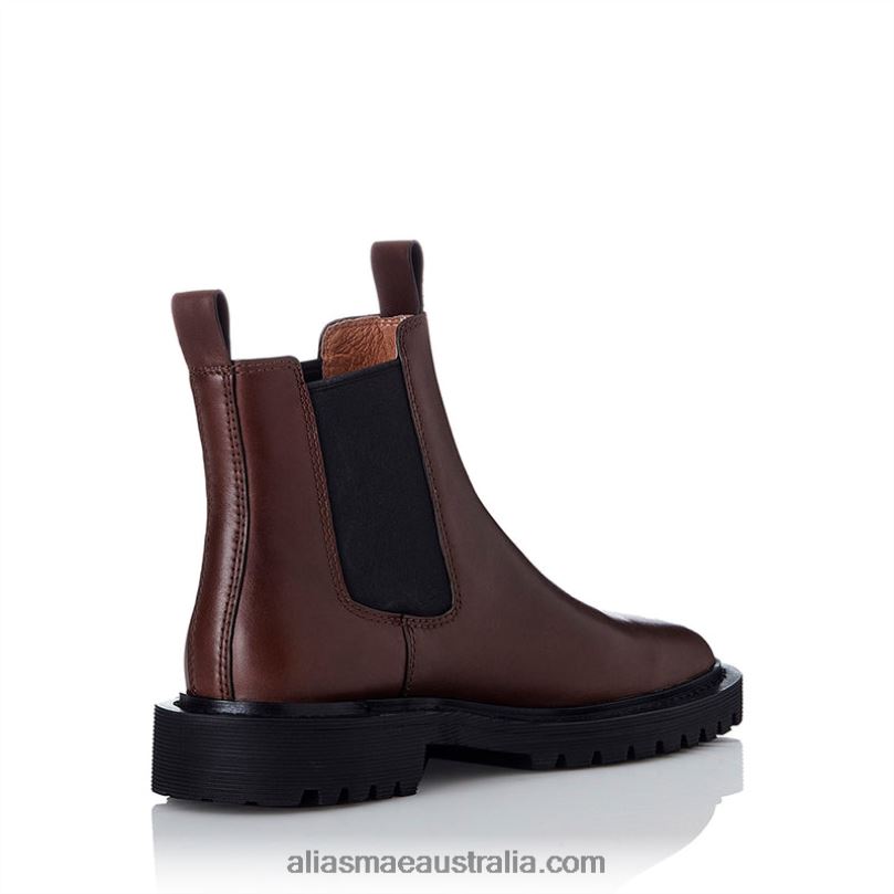 Hunter Alias Mae Choc Leather DFRBR197