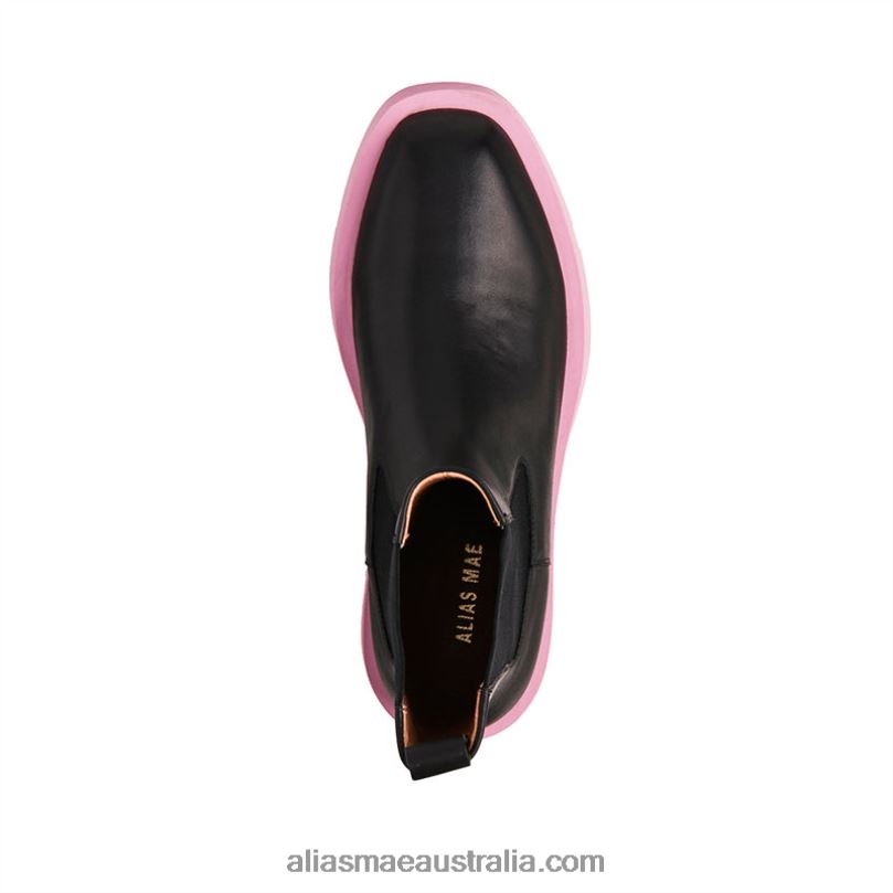 Nori Alias Mae Black/Pink Leather DFRBR183