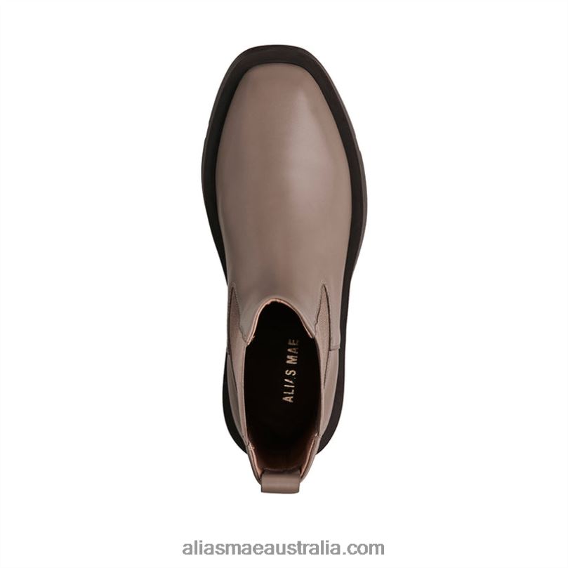 Nori Alias Mae Taupe Leather DFRBR185