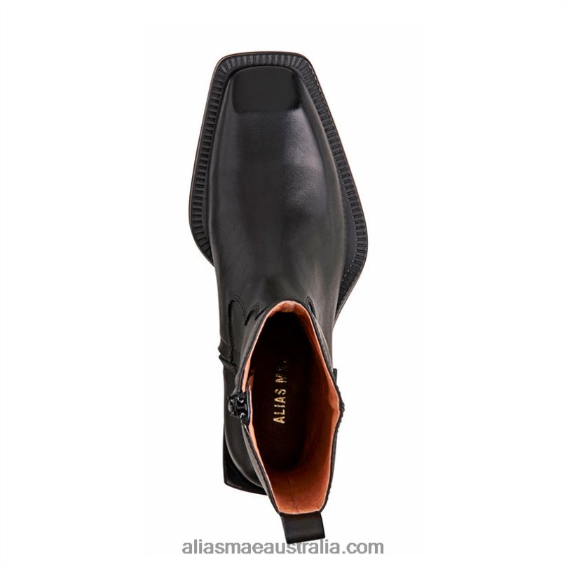 Penny Alias Mae Black Leather DFRBR223
