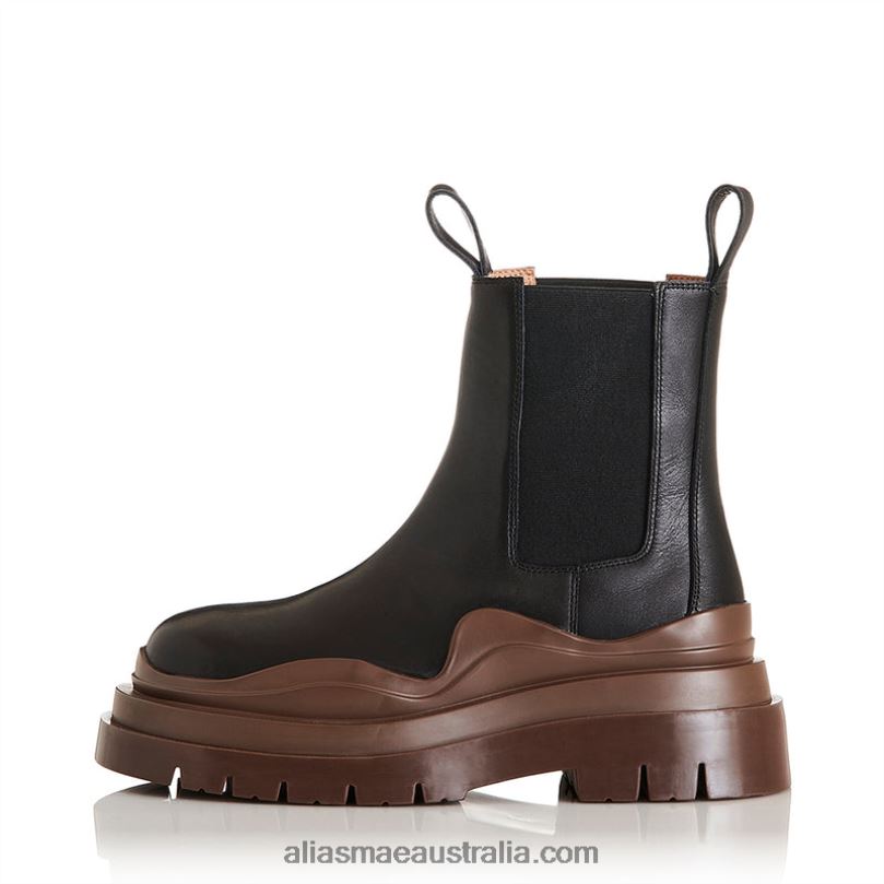 Pixie Alias Mae Black/Coffee Leather DFRBR213