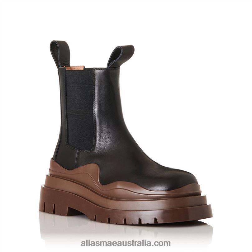 Pixie Alias Mae Black/Coffee Leather DFRBR213