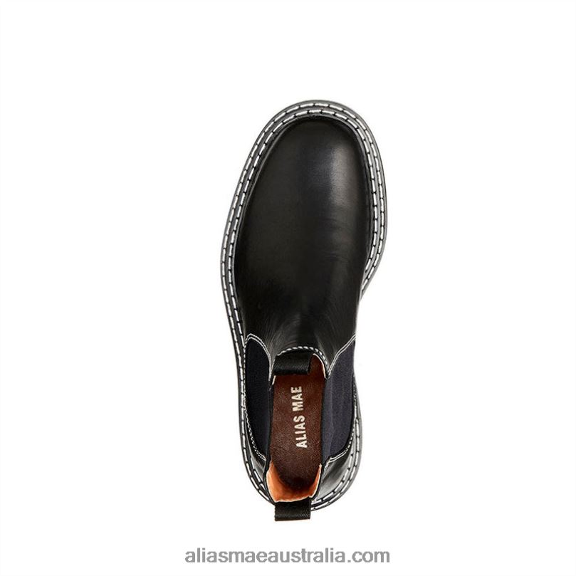 Rome Alias Mae Black Leather DFRBR215