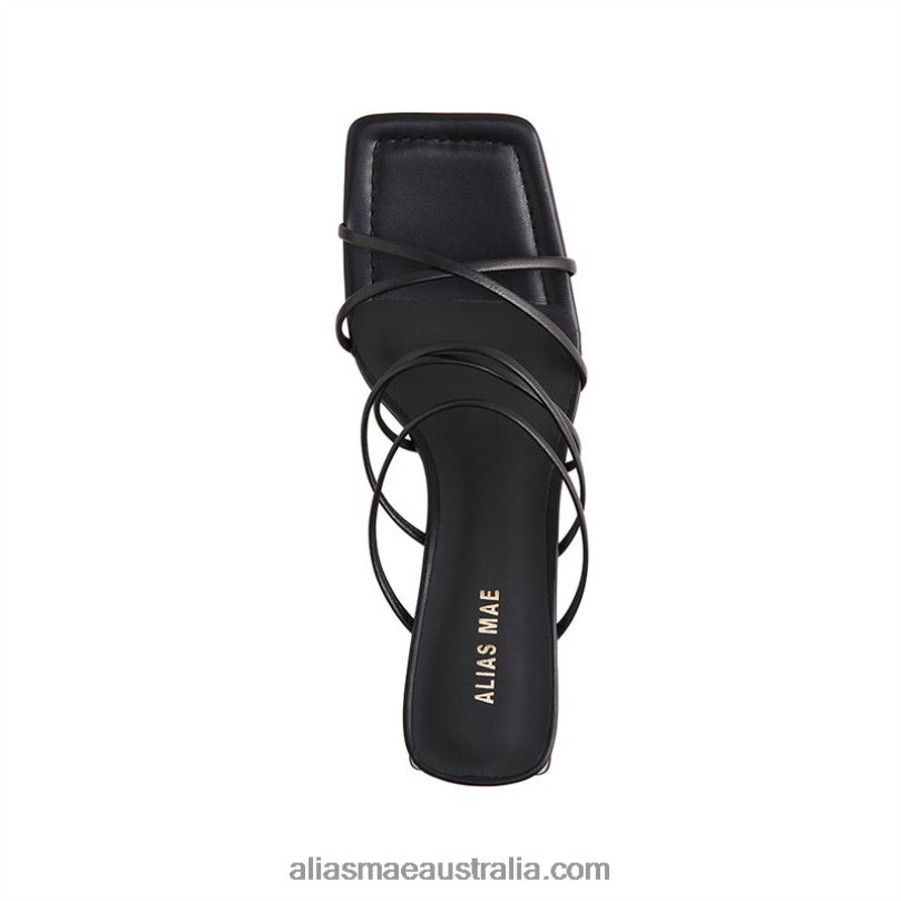 Ariana Alias Mae Black Leather DFRBR4