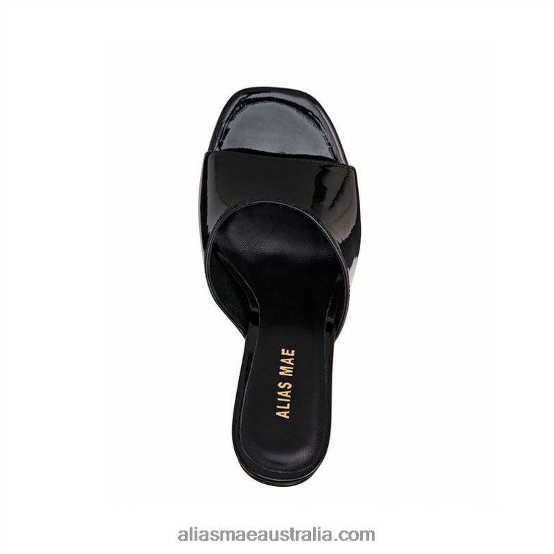 Delphi Alias Mae Black Patent DFRBR30