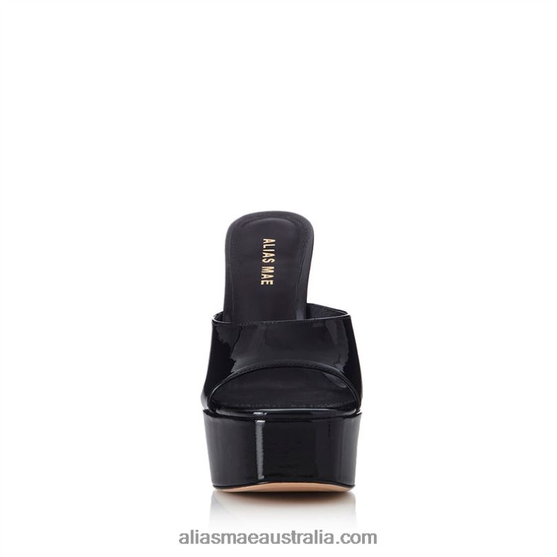 Delphi Alias Mae Black Patent DFRBR30