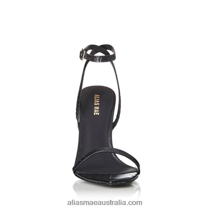 Isaac Alias Mae Black Leather DFRBR136