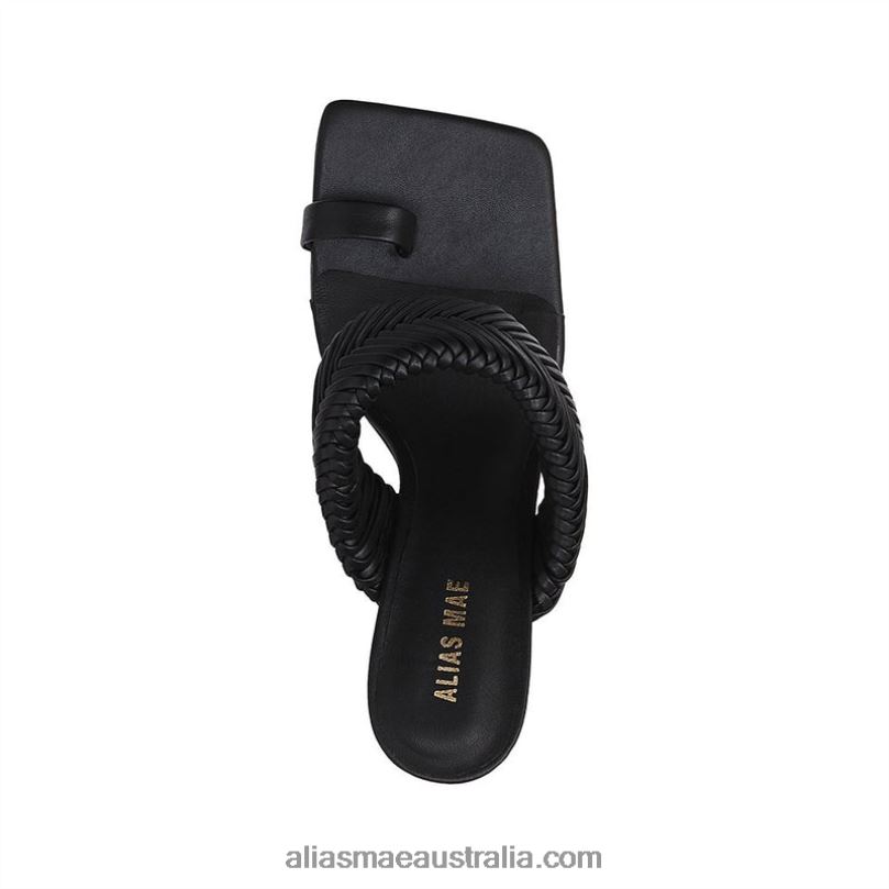 Lewie Alias Mae Black Leather DFRBR58