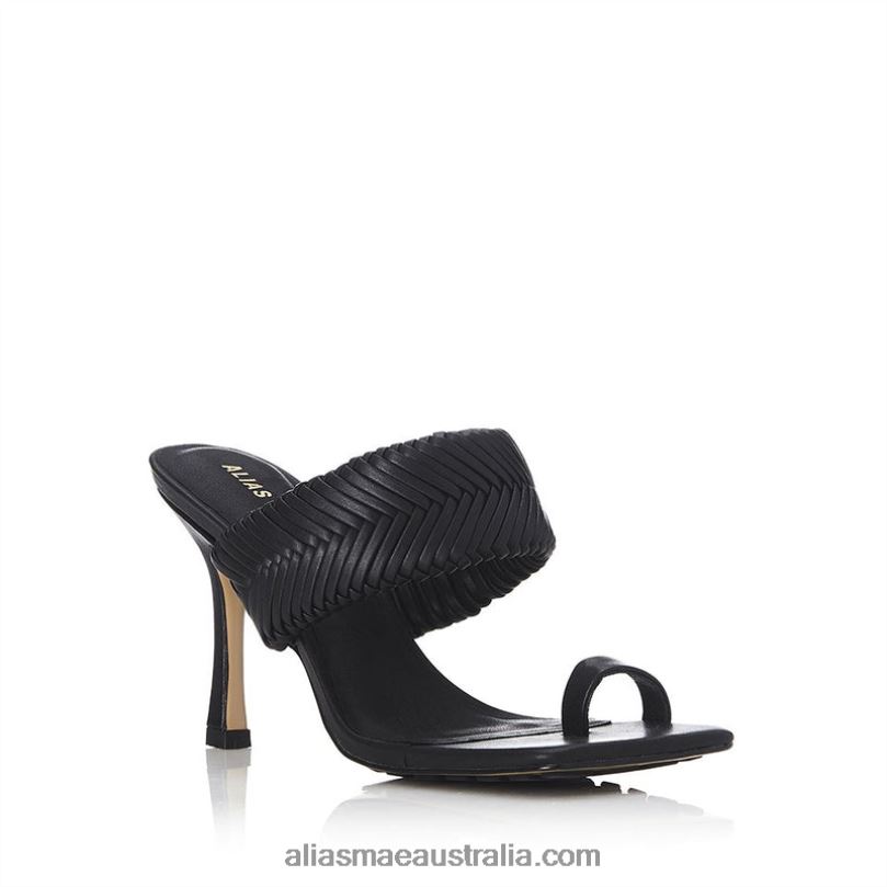 Lewie Alias Mae Black Leather DFRBR58