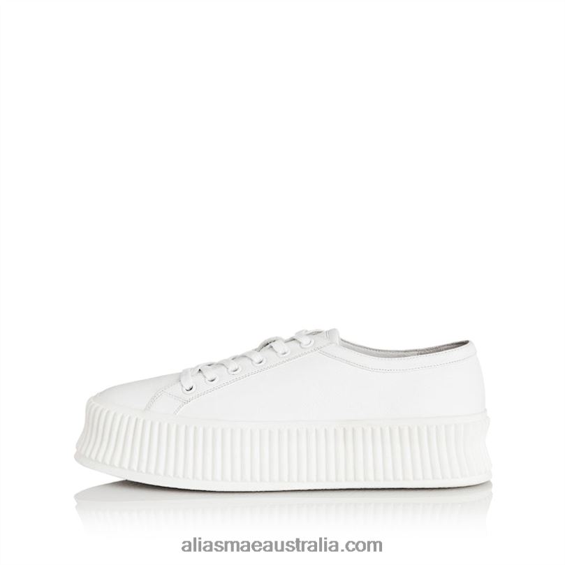 Adelaide Alias Mae White Leather DFRBR209