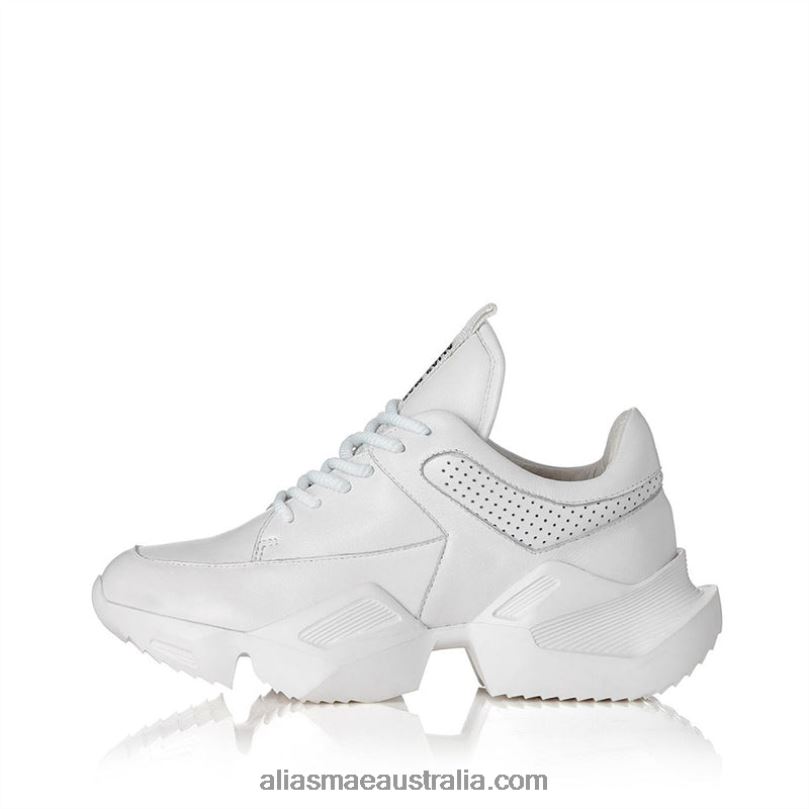 Tommy Alias Mae White Leather DFRBR219
