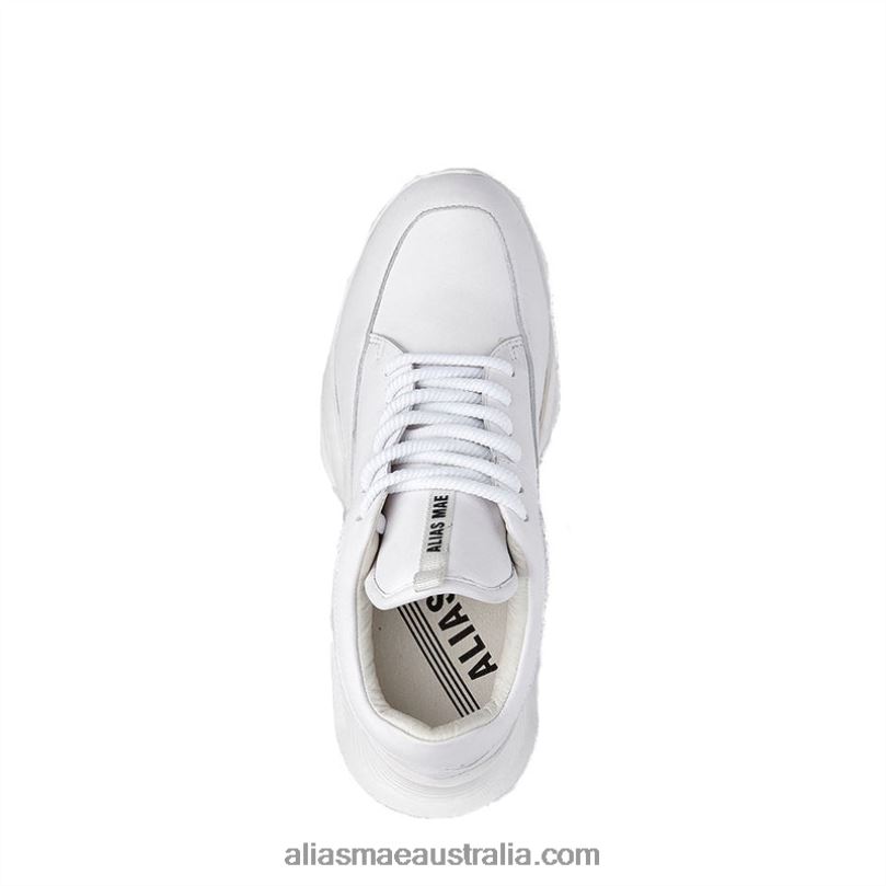 Tommy Alias Mae White Leather DFRBR219