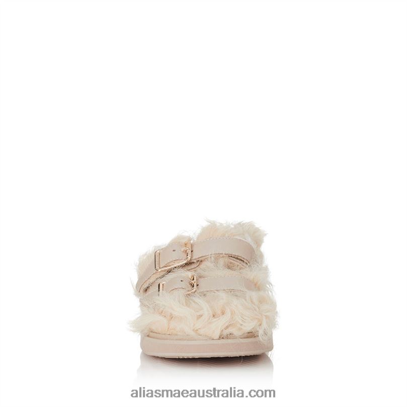 Patti Alias Mae Cream/Natural Shearling/Leather DFRBR155