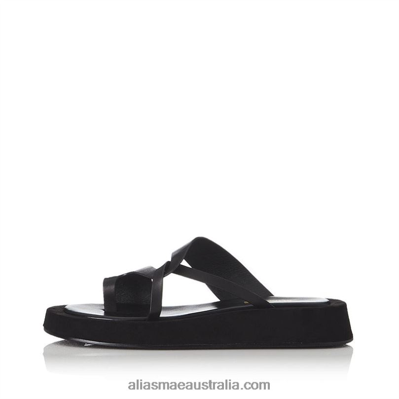 Polo Alias Mae Black Leather DFRBR169